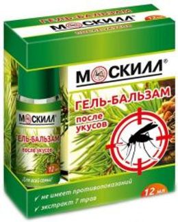 МОСКИЛЛ гель-бальзам после укусов 12мл ролик Мечта ООО