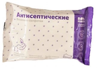 БОНА МЕНТЕ салфетки влажные антисептические 20 шт. Зеленая дубрава ЗАО