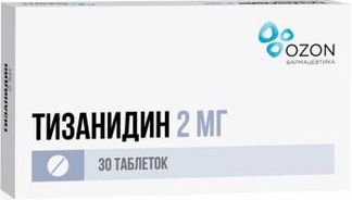 ТИЗАНИДИН 2мг 30 шт. таблетки Озон ООО