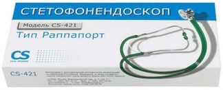 СИЭС МЕДИКА СТЕТОФОНЕДОСКОП CS-421 зеленый Cs medica
