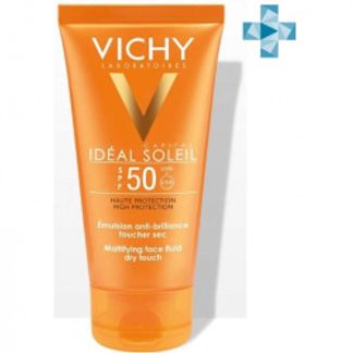 ВИШИ КАПИТАЛ СОЛЕЙ эмульсия для лица матирующая Драй тач SPF50 50мл Vichy