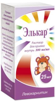 ЭЛЬКАР 30% 25мл раствор Пик-фарма