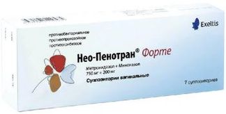 НЕО-ПЕНОТРАН ФОРТЕ 7 шт. суппозитории вагинальные Эксэлтис Илач Сан. Ве Тик. А.С.