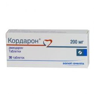 КОРДАРОН 200мг 30 шт. таблетки Опелла Хелскеа Венгрия Лтд/Санофи Винтроп Индустрия