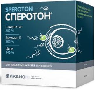 СПЕРОТОН порошок для приготовления раствора для приема внутрь 30 шт. Внешторг фарма ООО/Рубин ООО