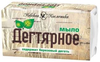 НЕВСКАЯ КОСМЕТИКА мыло дегтярное 140г Невская косметика