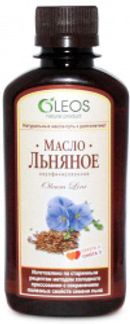 ОЛЕОС масло пищевое Льняное 500мл Олеос