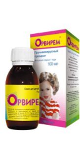 ОРВИРЕМ 0,2% 100мл сироп для детей Фармстандарт-Лексредства ОАО