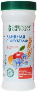 КЛЕТЧАТКА СИБИРСКАЯ ЛЬНЯНАЯ с фруктами 280г Сибирская клетчатка