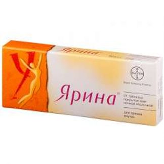 ЯРИНА 3мг+0,03мг 21 шт. таблетки покрытые пленочной оболочкой Bayer Pharma AG