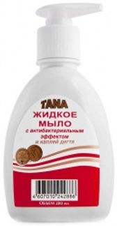 ТАНА мыло дегтярное 280мл Твинс Тэк АО