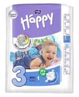 БЕЛЛА БЕБИ ХЕППИ подгузники Миди 5-9кг 1 шт. TZMO S.A.