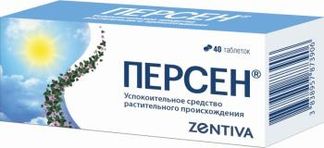 ПЕРСЕН 40 шт. таблетки покрытые оболочкой Lek