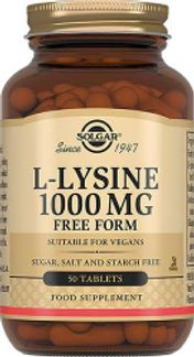 СОЛГАР Л-ЛИЗИН таблетки 1000мг 50 шт. Solgar vitamin and herb