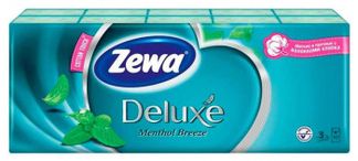 ЗЕВА ДЕЛЮКС платки носовые Ментол N10х10 SCA HYGIENE PRODUCTS.
