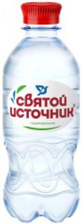 СВЯТОЙ ИСТОЧНИК вода питьевая газ ПЭТ 0,33л Аква-Стар