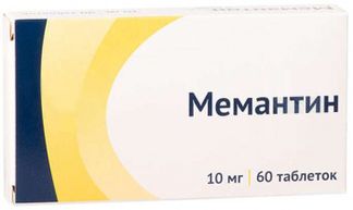 МЕМАНТИН 10мг 60 шт. таблетки покрытые пленочной оболочкой Озон