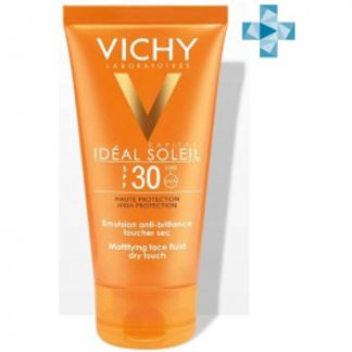 ВИШИ КАПИТАЛ СОЛЕЙ эмульсия для лица матирующая Драй тач SPF30 50мл Vichy