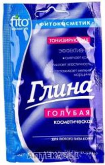 ФИТОКОСМЕТИК глина голубая тонизирующая для любого типа кожи 60г Фитокосметик
