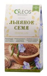 ОЛЕОС льняное семя 200г Олеос