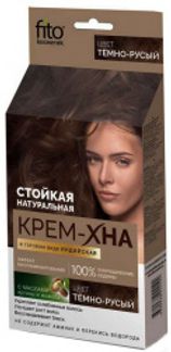 ФИТОКОСМЕТИК крем-хна индийская Темно-русый 50мл Фитокосметик