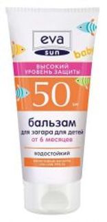 ЕВА САН бальзам для загара для детей SPF50 150мл TZMO S.A.