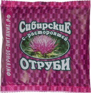 ОТРУБИ СИБИРСКИЕ ОВСЯНЫЕ с расторопшей 200г Сибирская клетчатка