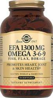 СОЛГАР КОМПЛЕКС ЖИРНЫХ КИСЛОТ ОМЕГА 3-6-9 капсулы 1300мг 60 шт. Solgar vitamin and herb