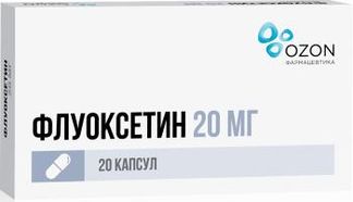ФЛУОКСЕТИН 20мг 20 шт. капсулы Озон ООО/Озон Фарм