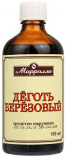 МИРРОЛЛА деготь березовый 100мл Мирролла