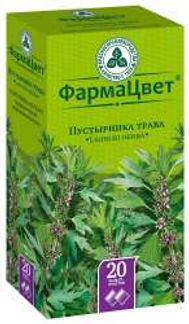 ПУСТЫРНИКА ТРАВА 1,5г 20 шт. фильтр-пакет Красногорсклексредства