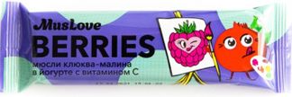 МУСЛАВ батончик-мюсли в йогурте Клюква/Малина 25г Формула жизни