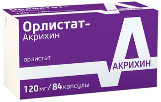 ОРЛИСТАТ-АКРИХИН 120мг 84 шт. капсулы Польфарма Акрихин
