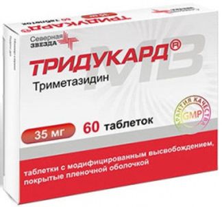 ТРИДУКАРД 35мг 60 шт. таблетки с модифицированным высвобождением покрытые пленочной оболочкой Северная звезда НАО