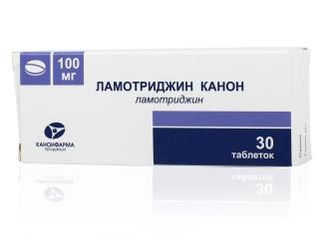 ЛАМОТРИДЖИН КАНОН 100мг 30 шт. таблетки Канонфарма