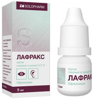 ЛАФРАКС 0,3% 5мл капли глазные/ушные Гротекс ООО