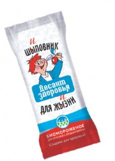 ДЕСАНТ ЗДОРОВЬЯ биомороженое ванильное Шиповник 45г Фермент ООО