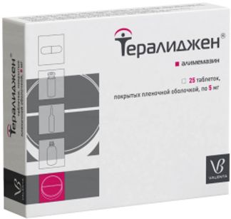 ТЕРАЛИДЖЕН 5мг 25 шт. таблетки Валента Фармацевтика