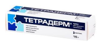 ТЕТРАДЕРМ 15г крем для наружного применения Вертекс АО