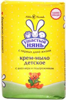 УШАСТЫЙ НЯНЬ мыло детский с алоэ 90г