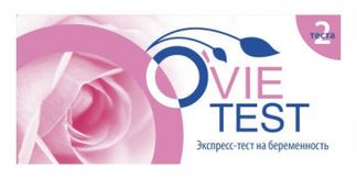 ОВИТЕСТ тест-полоска для определения беременности 2 шт. Нантонг егенс биотехнолоджи