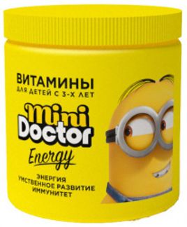 МИНИ ДОКТОР ЭНЕРДЖИ пастилки жевательные 30 шт. Мастер Фарм Польска Сп.З.о.о.