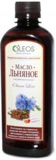 ОЛЕОС масло пищевое Льняное 350мл Олеос