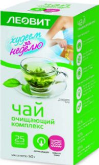 ЛЕОВИТ БИОСЛИМИКА чай Похудин Очищающий комплекс 2г 25 шт. фильтр-пакет Леовит