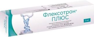 ФЛЕКСОТРОН ПЛЮС имплантат вязкоэластичный стерильный для внутрисуставных инъекций 20мг/мл 3мл СайВижн байотек инк