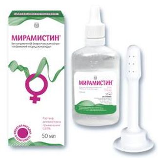 МИРАМИСТИН 0,01% 50мл раствор для местного применения Инфамед с гинекологической насадкой