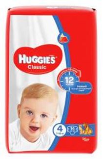 ХАГГИС КЛАССИК подгузники 4 (7-18кг) 14 шт. Kimberly-Clark
