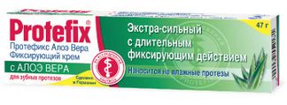ПРОТЕФИКС крем фиксирующий для зубных протезов Экстра сильный Алоэ Вера 40мл/47г Queisser Pharma GmbH & Co.