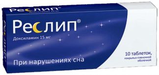 РЕСЛИП 15мг 10 шт. таблетки покрытые пленочной оболочкой Оболенское ФПО