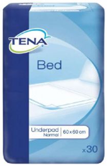 ТЕНА БЕД АНДЕРПАД НОРМАЛ пеленки 60х60см №30 SCA HYGIENE PRODUCTS.